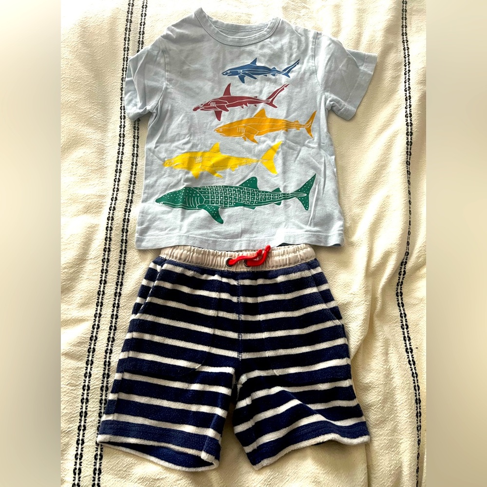 Late summer beach/pool matching set for 4-5 year old!